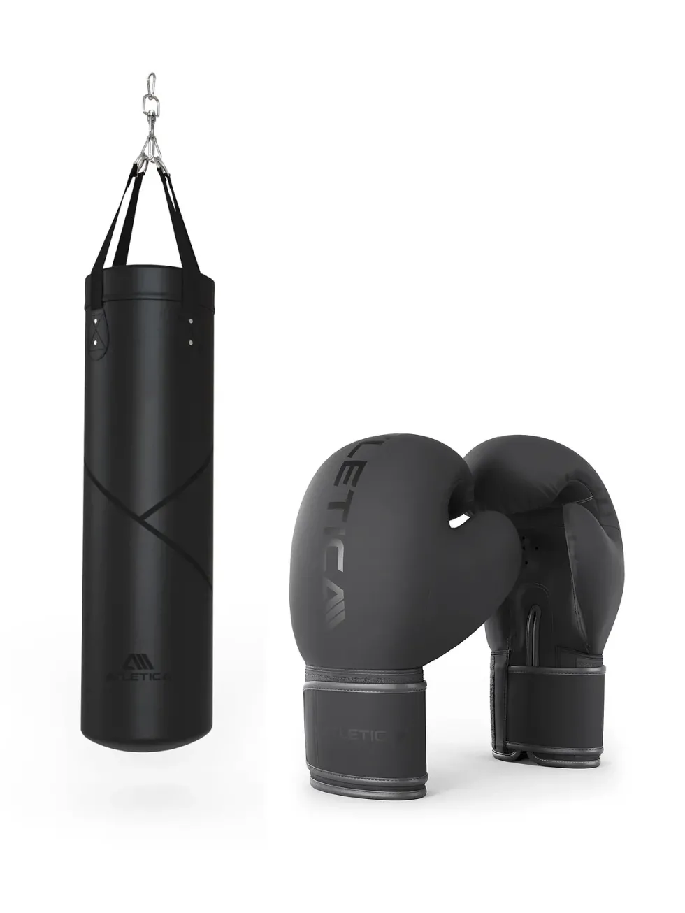 Boxsack mit Gurt | BBX SET | Wandhalterung | Bandagen | J1 Speed Rope