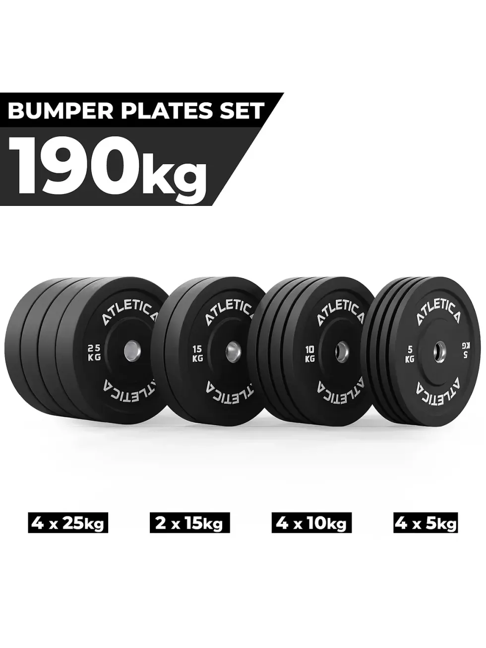 Bumper Plates | Schwarz | SET
