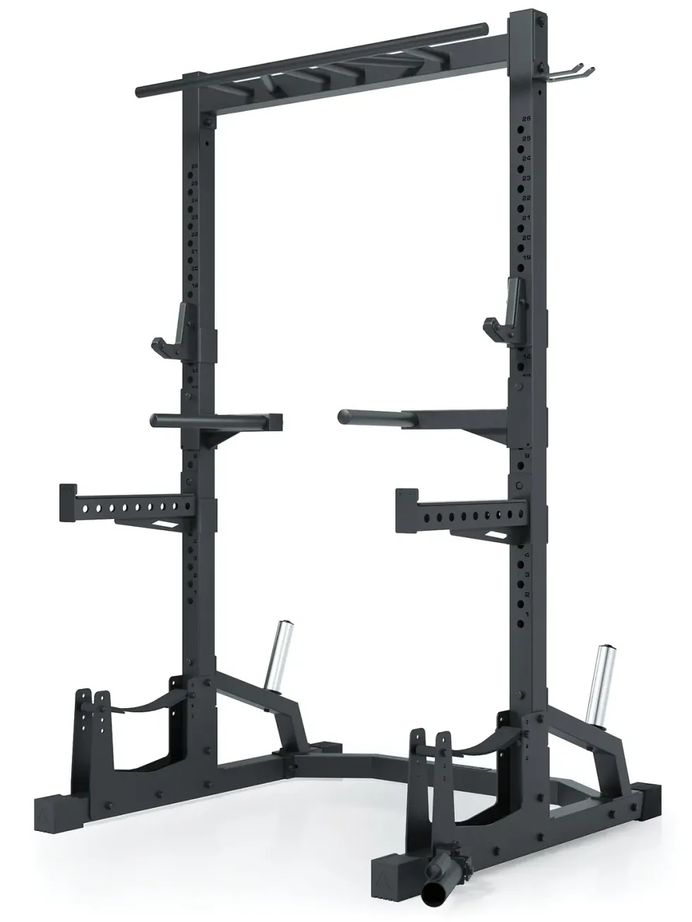 Foundation Set I Squat Rack & Langhantel Delta & 90kg Iron Plates