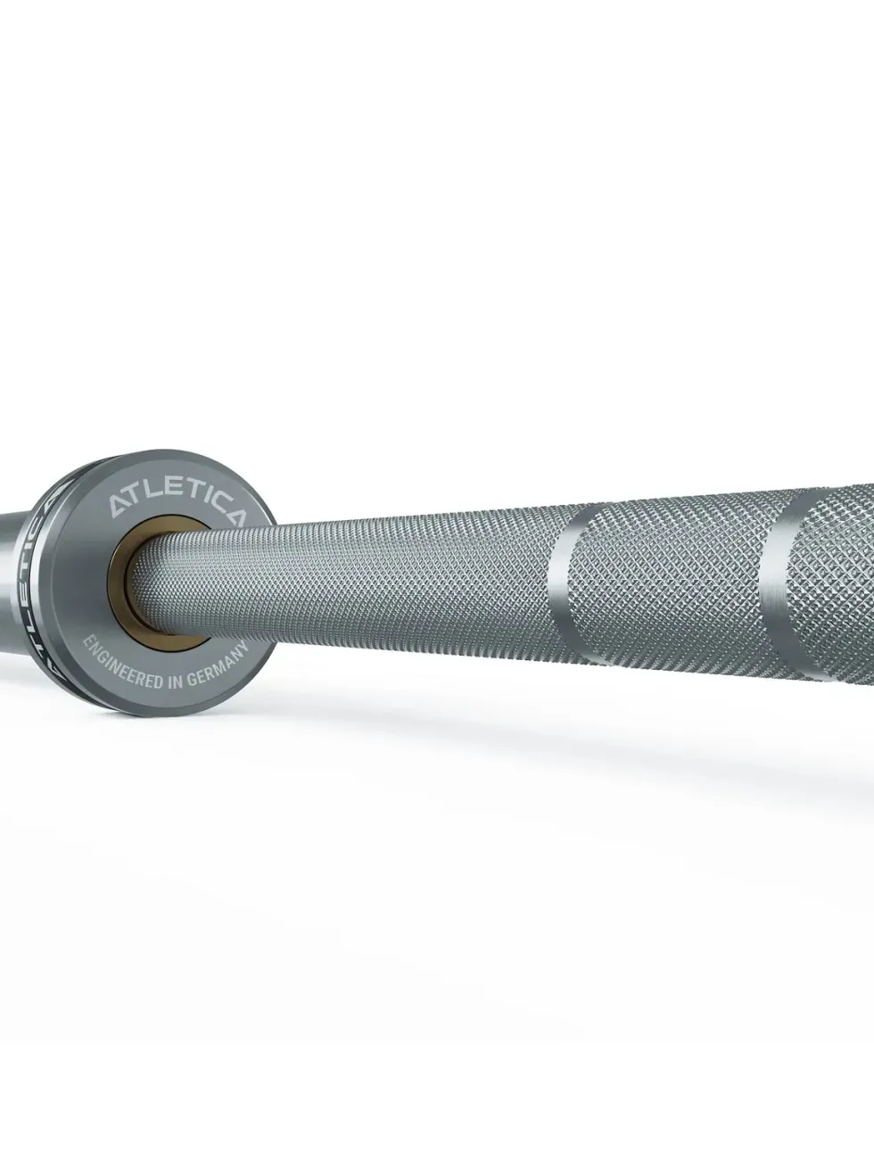 Gamma Shadow Set I Gamma Chrome Langhantel & 120kg Bumper Plates