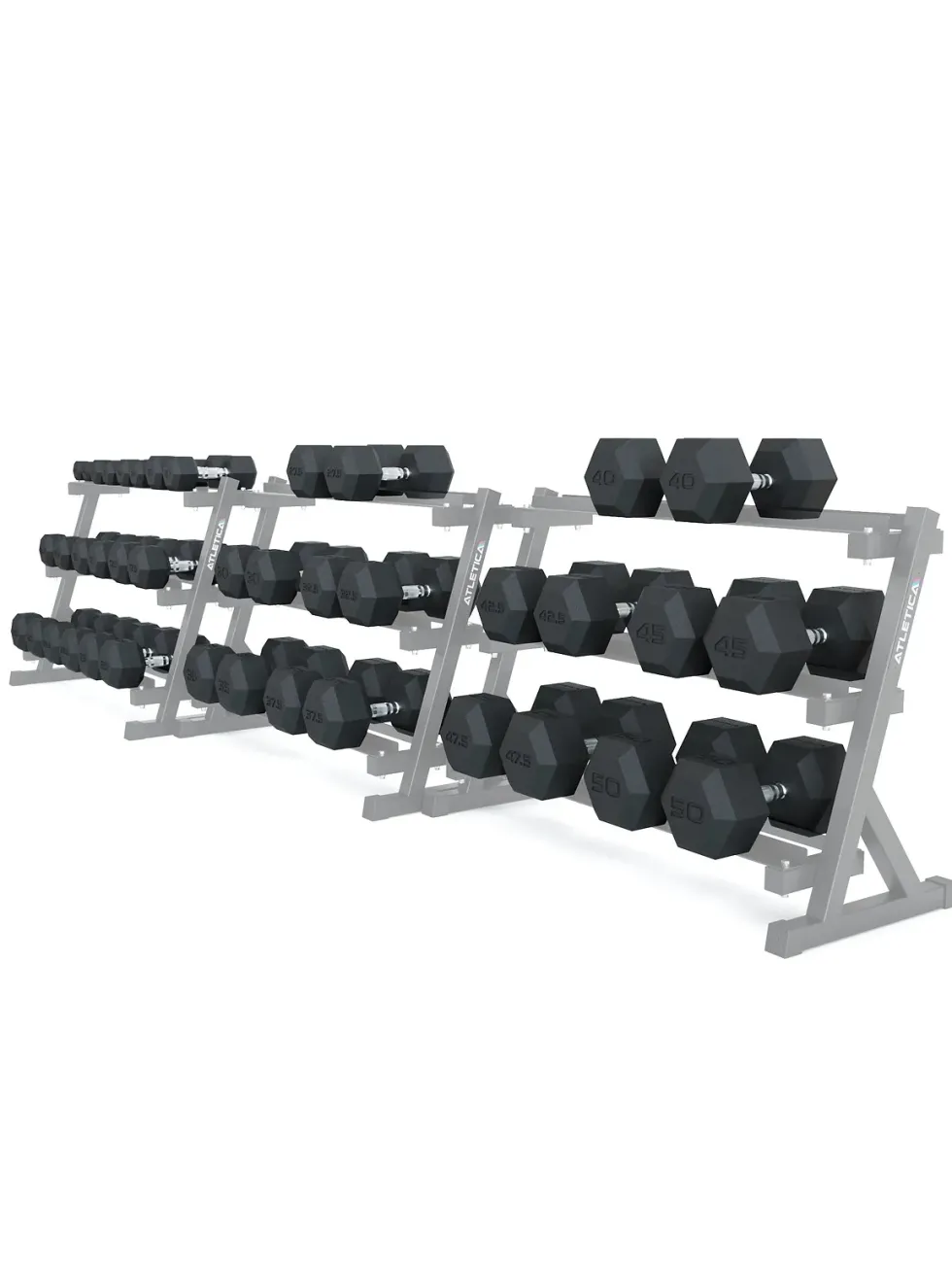 Hexagon Hantel Set | 2.5 - 50 kg