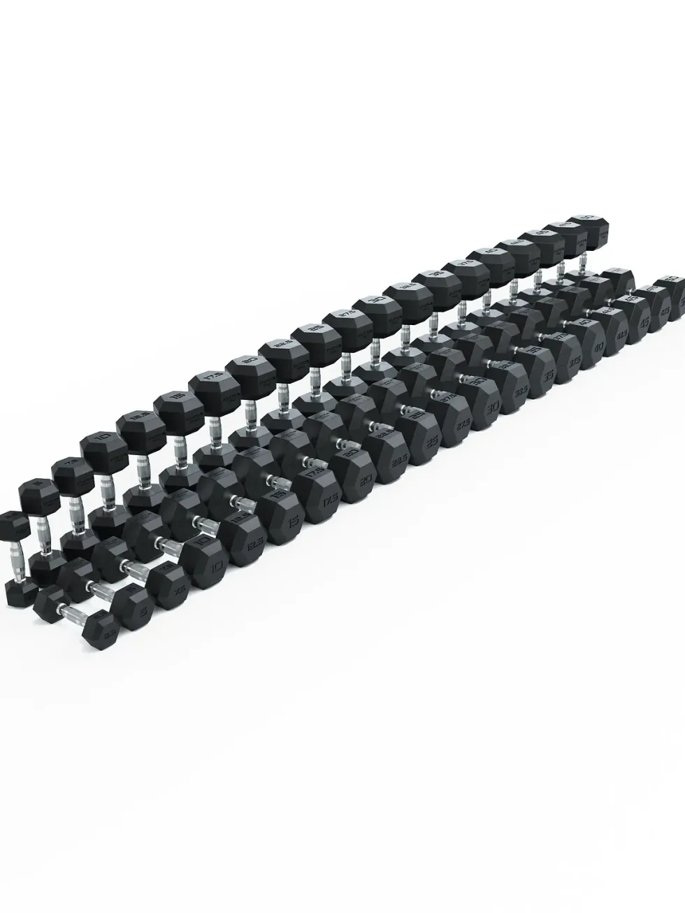Hexagon Hanteln PRO | Set 2.5 - 50 kg