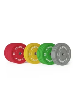 Langhantel Set | Beta Powerlifting | 190kg Color Bumper | Chrome