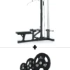 Latzug mit Ruderstation | Plate-Loaded | 3H Gripper Plates 90kg SET