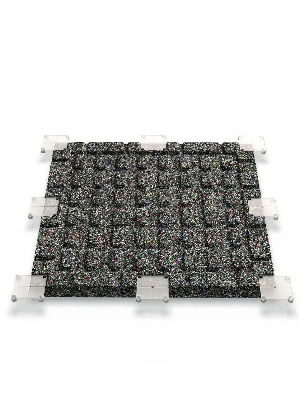 1m² MaxProtect Bodenschutzmatte 35mm 50x50cm
