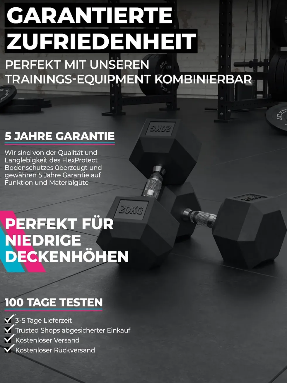 1m² SolidProtect 15mm Bodenschutzmatte