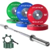 Omega Langhantel | Competition Plates 110kg | Aluminium Verschlüsse
