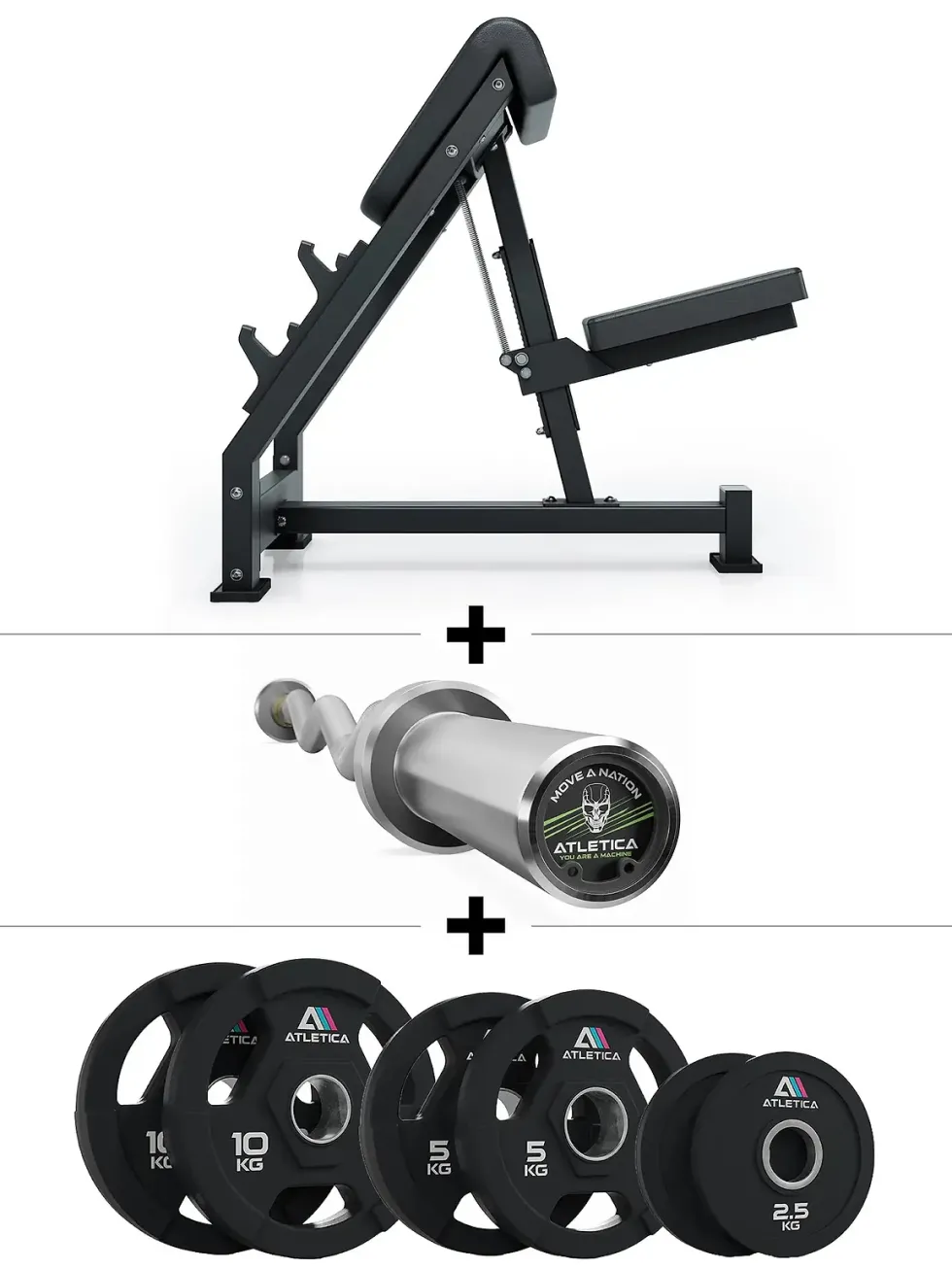 Preacher Curl SET | SZ-Stange | 35kg Gripper Plates