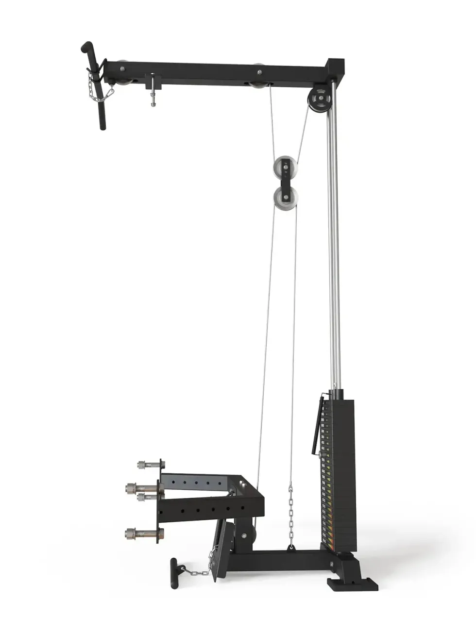 R8 Latzug mit Rudereinheit | 125kg Weight Stack