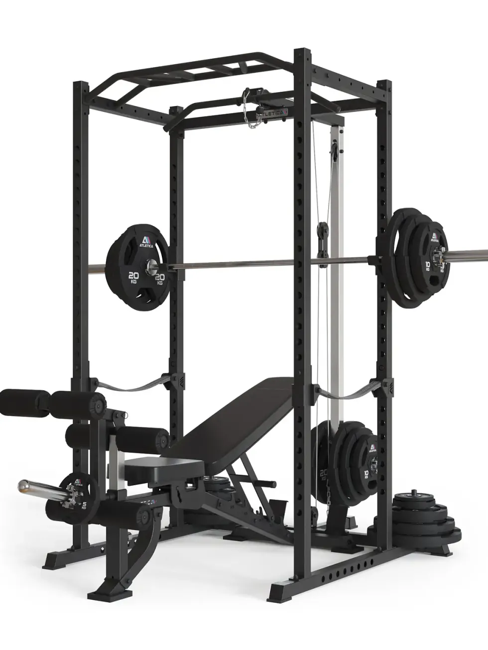 R5 Vega SET | Power Rack | 100kg Gripper Plates |Sigma Langhantel | B2 Legmaster | 213cm