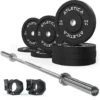 Set Inox + Bumper Plates 90kg